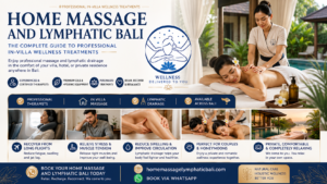 Professional Home Massage and Lymphatic Bali service with a certified therapist providing an in villa wellness treatment at a private luxury villa in Bali.