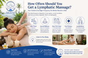 Learn how often to get a lymphatic massage, what affects treatment frequency, who may benefit, safety considerations, and practical tips for choosing lymphatic drainage in Bali.