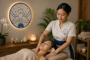 Lymphatic Drainage Massage in Bali performed by a professional therapist