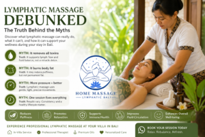 Lymphatic Massage Debunked showing professional lymphatic massage treatment in Bali